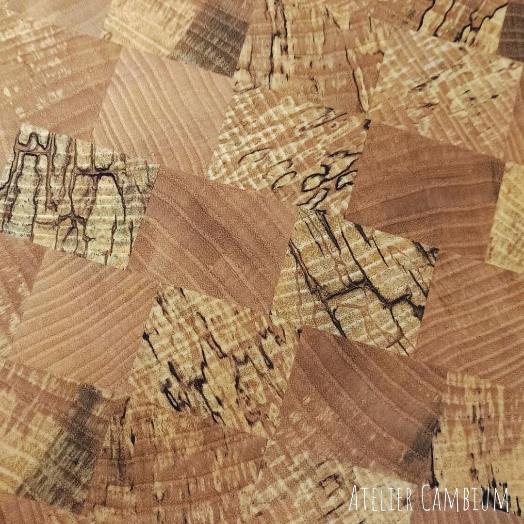 Billot en bois massif - frêne échauffé