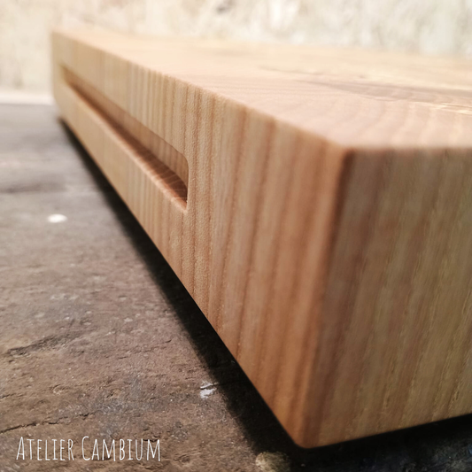 Billot en bois massif - frêne échauffé