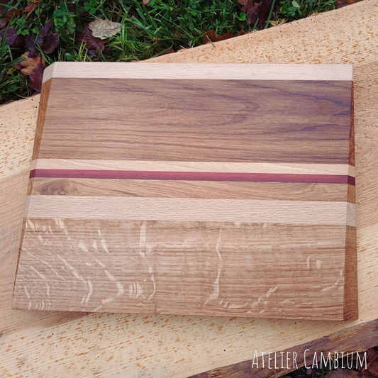Planche à découper en bois massif - multi essences