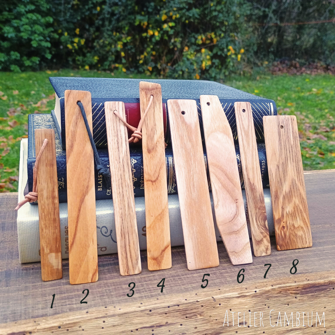 Marque-page en bois massif