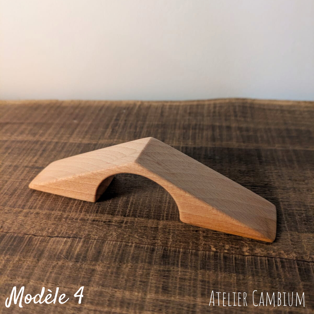 Bague de lecture en bois massif - hêtre échauffé